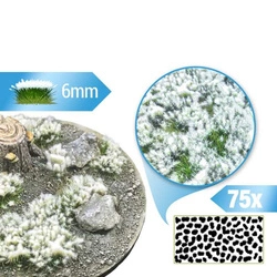 GSW - Shrubs TUFTS - 6mm FROSTED SNOW - GREEN