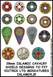 Islamic Cavalry Shield Transfers 5 – Kalkomanie do tarcz kawalerii islamskiej