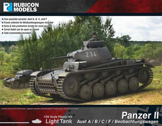 RUBICON 280112 Panzer II Ausf A-B-C-F