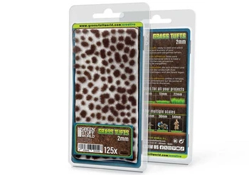 GSW - Static Grass Tufts 2 mm - Burnt Brown