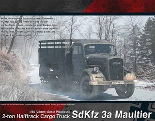 RUBICON 280046 - SdKfz 3a Maultier 2 ton Half-Track Cargo Truck