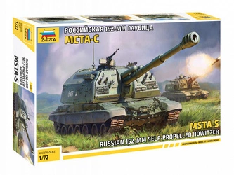 Zvezda 5045 Rosyjska haubica samobieżna 152 mm MSTA-S 1/72