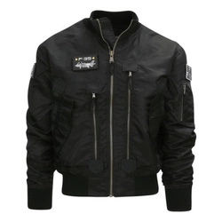 Kurtka F-35 Flight Jacket Czarna Fostex