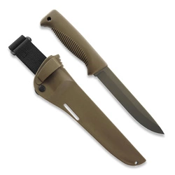 Nóż Peltonen Knives Sissipuukko M95 Ranger Knife Cerakote Coyote- pochwa kompozytowa FJP060