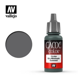 Vallejo: 72.054 - Game Color - Metallic - Dark Gunmetal (18 ml)