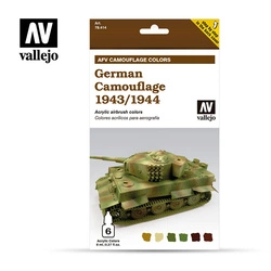 VALLEJO 78414 AFV Camouflage System: German Camo 1943/1944