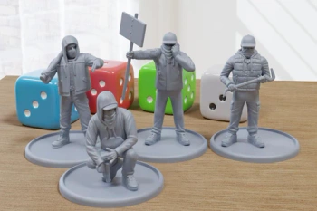 PM - Criminals and Radicals Pack 1 - 3D Printed - 28mm