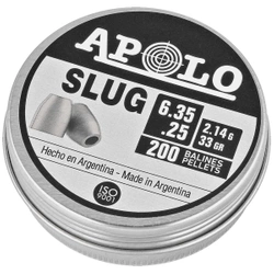 Śrut Apolo Slug 33 6.35 mm, 200 szt. 2.14g/33.0gr (19303)