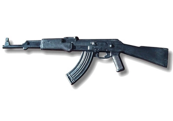 Gumowa atrapa AK-47