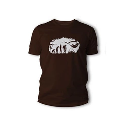 Koszulka BUSHCRAFT EVOLUTION brązowa TIGER WOOD