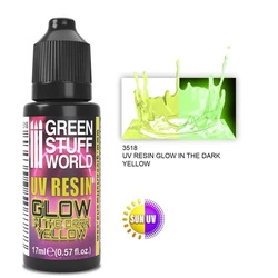 GSW - UV RESIN 17ml YELLOW - Glow in the Dark