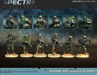 SPECTRE MINIATURES - Russian SSO Assault Element