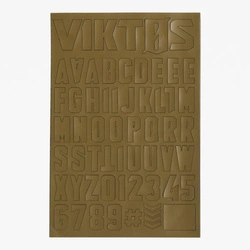 VIKTOS Moralphabet Letter Patches Coyote