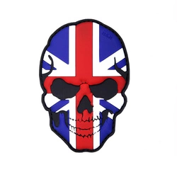 Naszywka 3D PVC Skull Wlk. Brytania  