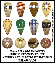 Islamic Infantry Shield Transfers 4 – kalkomanie do tarcz islamskiej piechoty