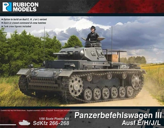 RUBICON 280093 - Panzerbefehlswagen III Ausf E/H/J/L