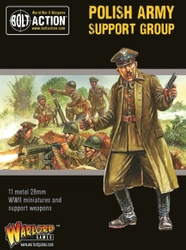 BOLT ACTION Polish Army Support Group (HQ, Mortar & MMG)