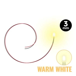 GSW - Warm White LED Lights - 3mm