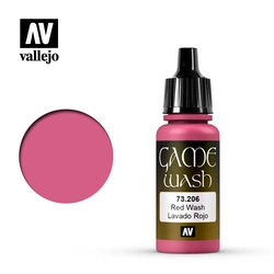 Vallejo: 73.206 - Game Color - Wash - Red (18 ml)