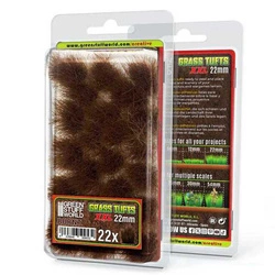 GSW - Grass TUFTS XXL - 22mm self-adhesive - BURNT